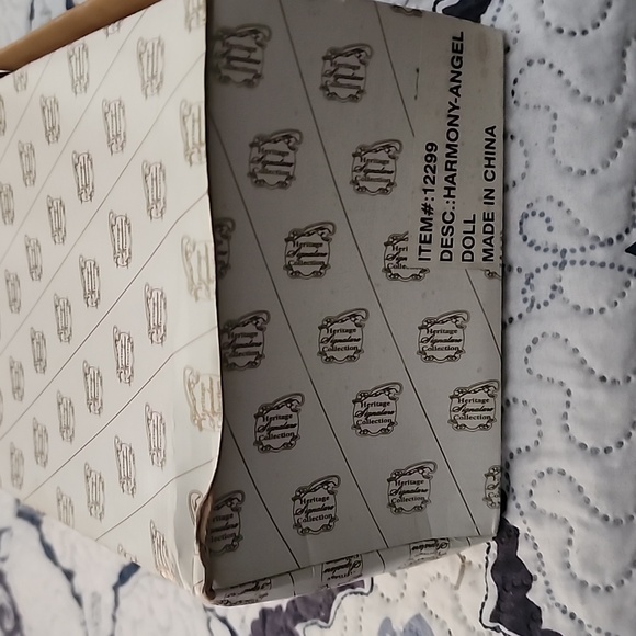 New In box!! Christmas Harmony Angel Porcelain Doll - Picture 6 of 8